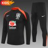 2025/2026 Brazil Half-Pull Football Shirt Kids Size