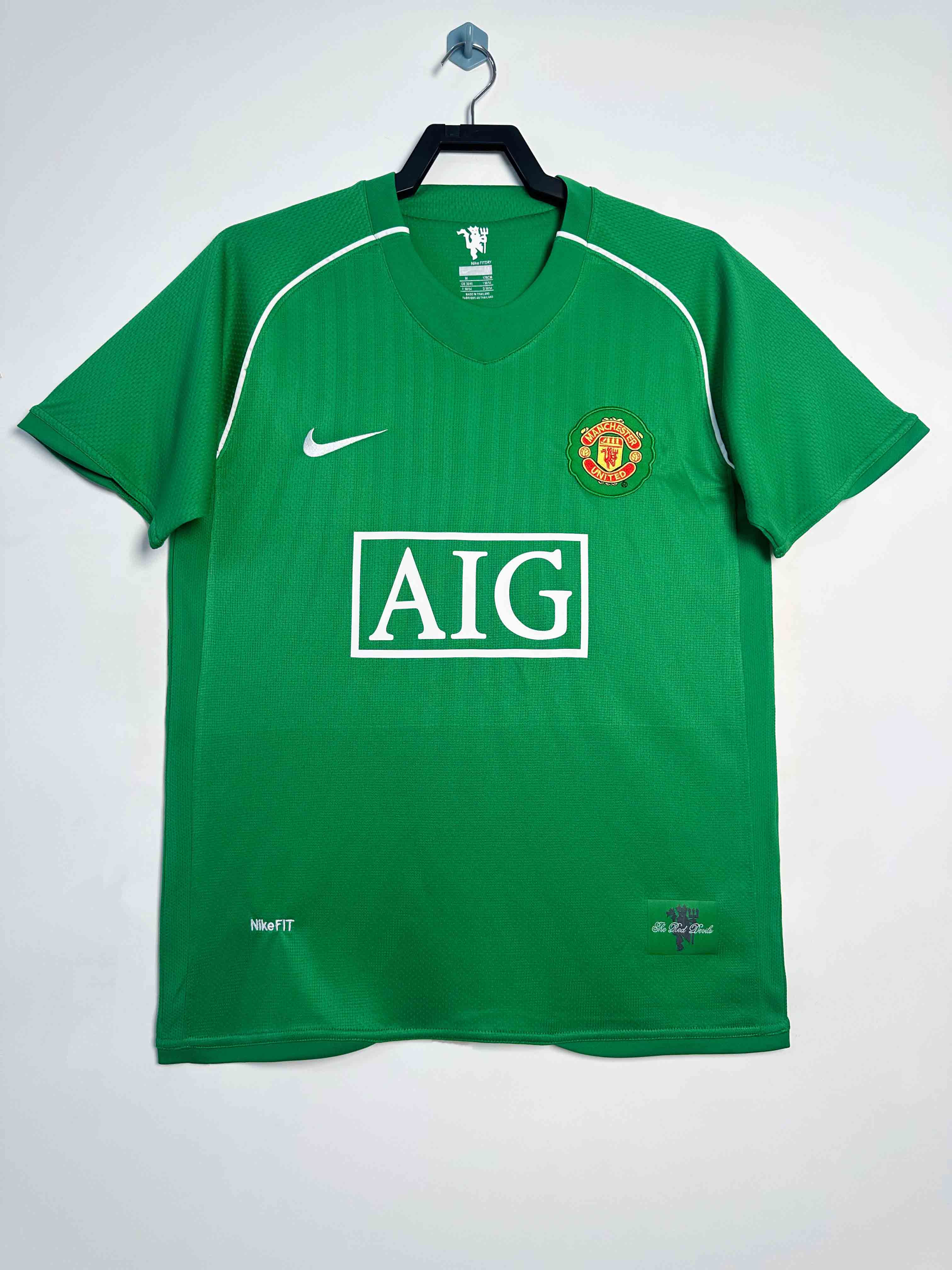2007/2008 Retro Manchester United Goalkeeper Football Shirt 1:1 Thai Quality