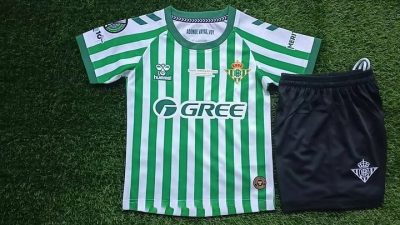 2025/2026 Real Betis Pre-match Football Shirt Kids Size 1:1 Thai Quality