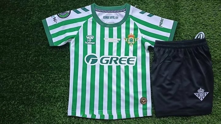 72acdef8b0d5f46d8a0038f03b762ce1 2025/2026 Real Betis Pre-match Football Shirt Kids Size 1:1 Thai Quality