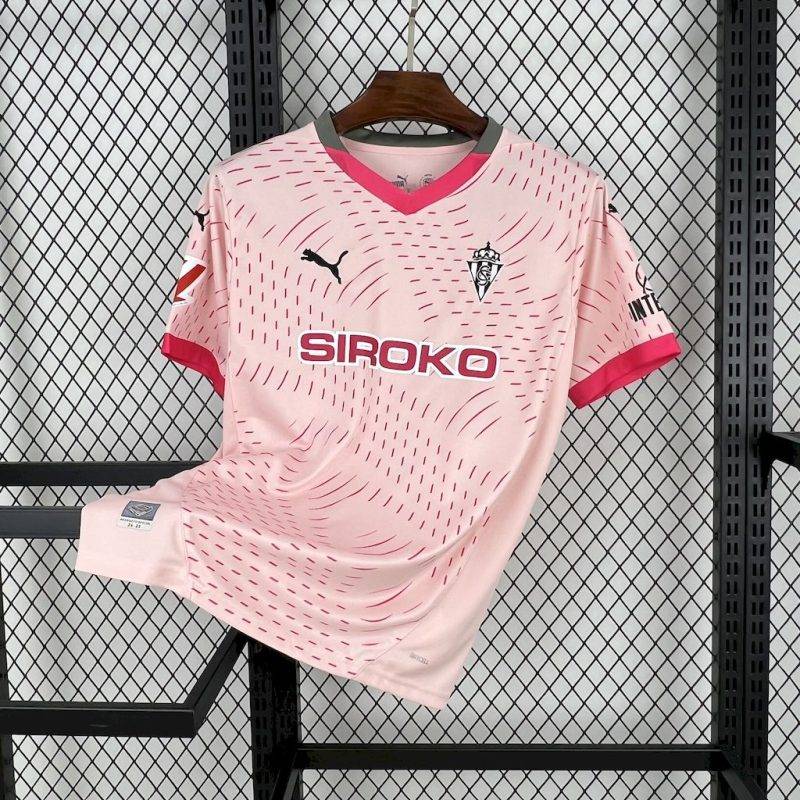 77f65910a8e2e7ca7bb2546e34a110c3 2024/2025 Sporting de Gijon Third Away Football Shirt 1:1 Thai Quality