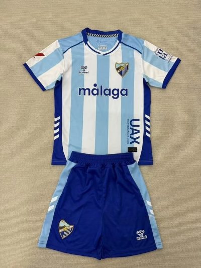 2025/2026 Malaga Home Football Shirt Kids Size 1:1 Thai Quality