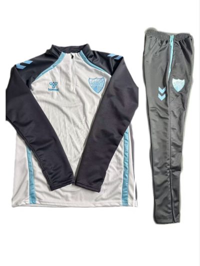 2025/26 Malaga Half-Pull Training Suit Football Shirt 1:1 Thai Quality Set