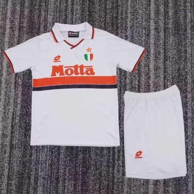 1993/94 AC Milan Away Football Shirt Kids Size 1:1 Thai Quality