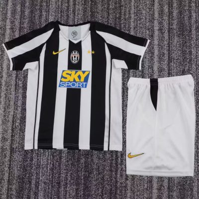 2004/05 Juventus Home Football Shirt Kids Size 1:1 Thai Quality