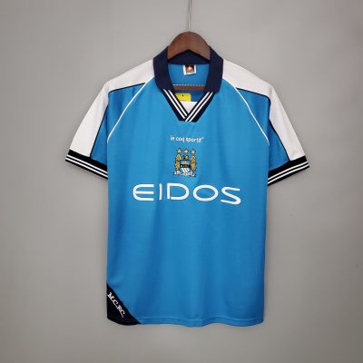 1999/2000 Manchester City Home Football Shirt 1:1 Thai Quality