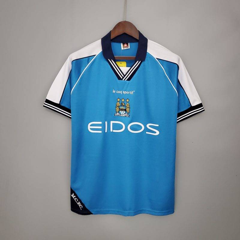 1999/2000 Manchester City Home Football Shirt 1:1 Thai Quality