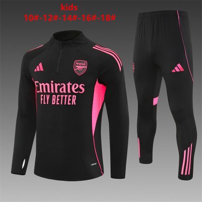 2025/2026 Arsenal Half-Pull Training Suit Football Shirt Kids Size