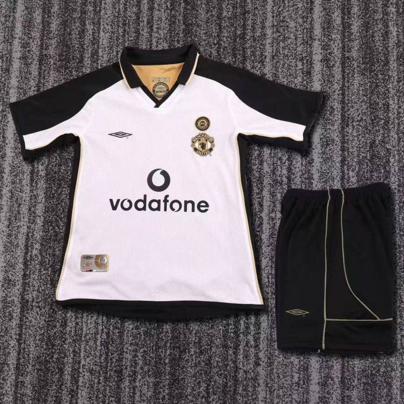 2001/02 Manchester United's 100th Anniversary Football Shirt Kids Size 1:1 Thai Quality