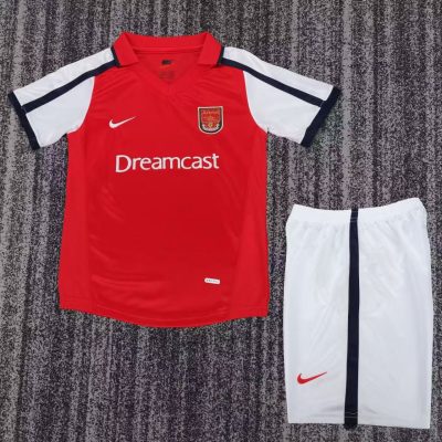 2001/02 Arsenal Home Football Shirt Kids Size 1:1 Thai Quality