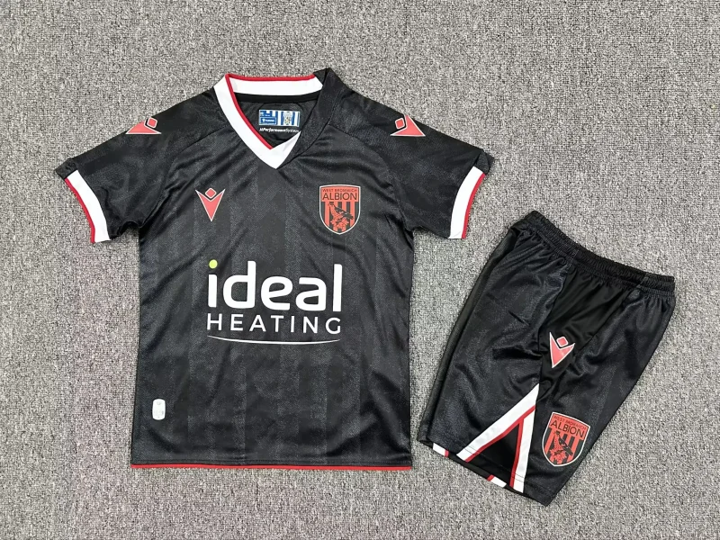 86834651e892f5f4704db6df27f76834 2025/2026 West Bromwich Albion Third Away Football Shirt Kids Size 1:1 Thai Quality