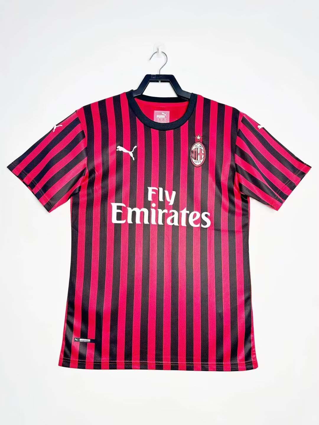 2019/2020 Retro AC Milan Home Football Shirt 1:1 Thai Quality