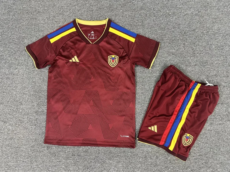 88dde4f783e90cf98db8b4780ed40b8e 2026 Venezuela Home Football Shirt Kids Size 1:1 Thai Quality