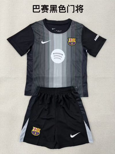 2025/2026 Barcelona Goalkeeper Football Shirt Kids Size 1:1 Thai Quality