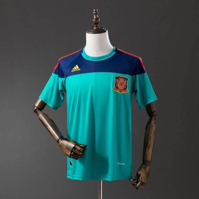 9033df1e84de7ecccca35f0ec5d374da 2010 Retro Spain Goalkeeper Football Shirt 1:1 Thai Quality