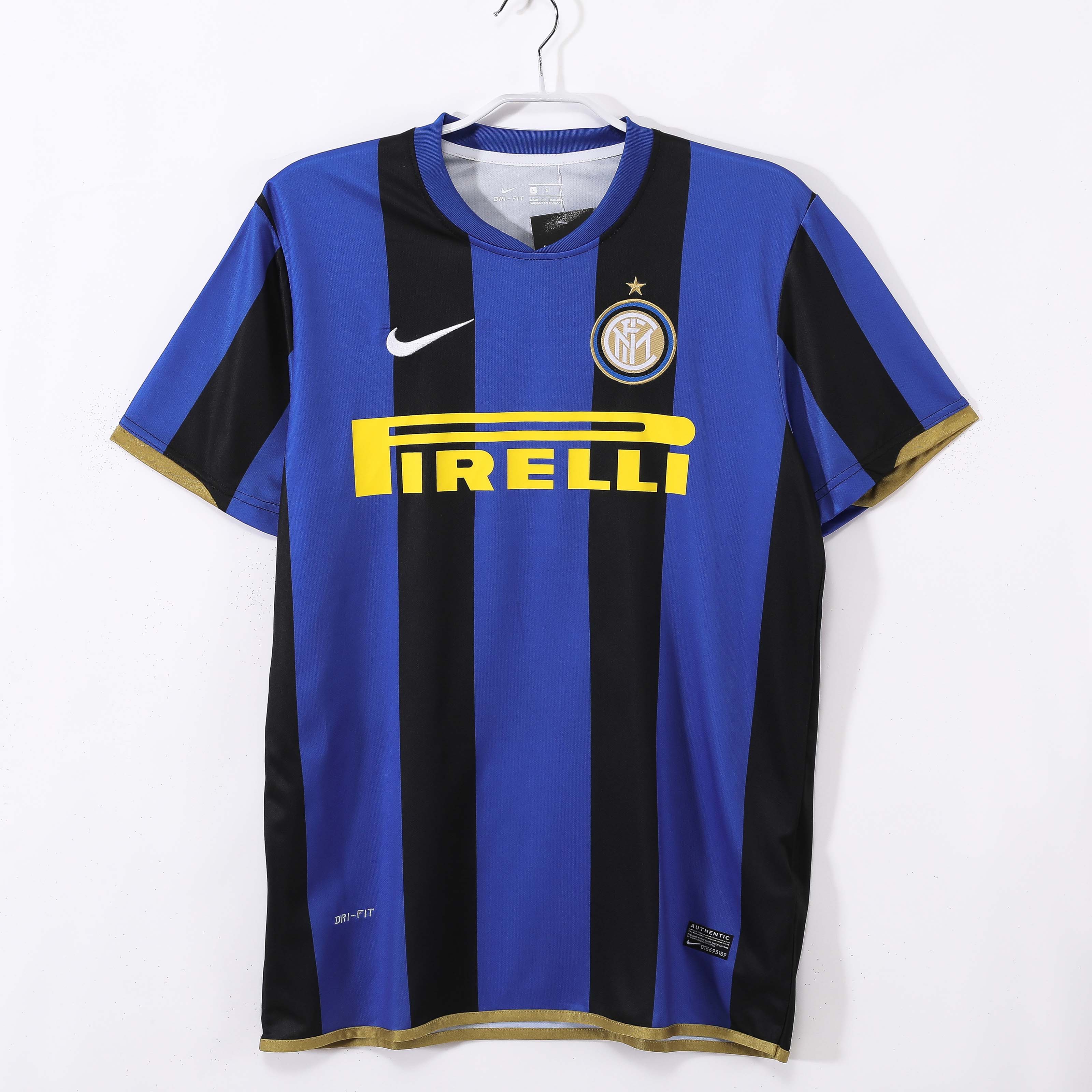 2008/2009 Retro Inter Milan Home Football Shirt 1:1 Thai Quality