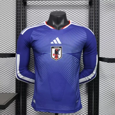 2026 Long Sleeve Player Version Japan Home Football Shirt 1:1 Thai Quality