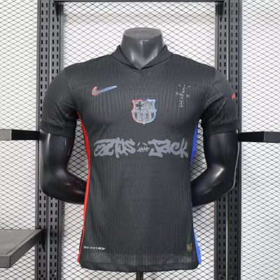 2024/2025 Player Version Barcelona x Travis Scott Away Football Shirt 1:1 Thai Quality