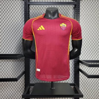 2025/2026 Player Version AS Roma Home Football Shirt 1:1 Thai Quality