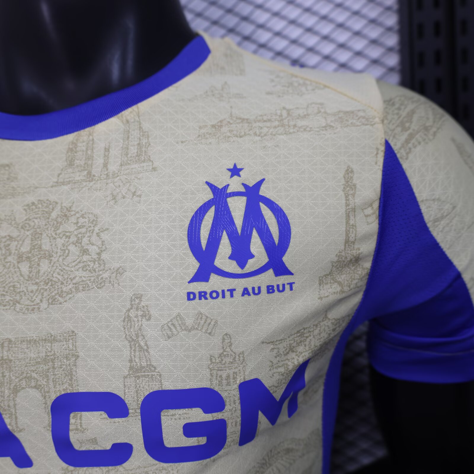 2025/2026 Player Version Olympique Marseille Fourth Away Football Shirt 1:1 Thai Quality - Image 3