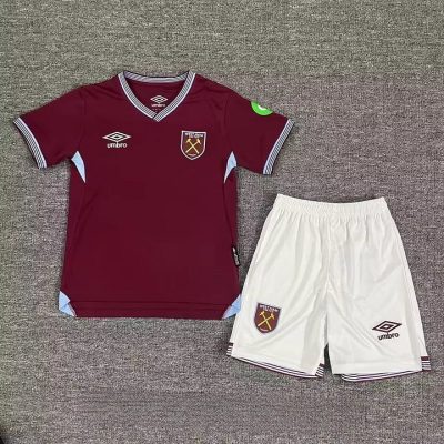 2025/2026 West Ham United Home Football Shirt Kids Size 1:1 Thai Quality