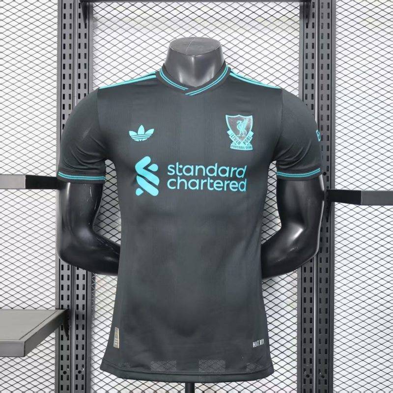 9b04564d2ef7abaaffc7bb533f5b8a87 2025/2026 Player Version Liverpool Black Football Shirt 1:1 Thai Quality