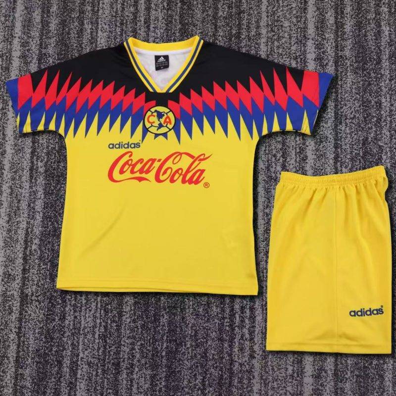 9dc8eb083b12c34e71e0ff750483e36a 1995/96 America Home Football Shirt Kids Size 1:1 Thai Quality