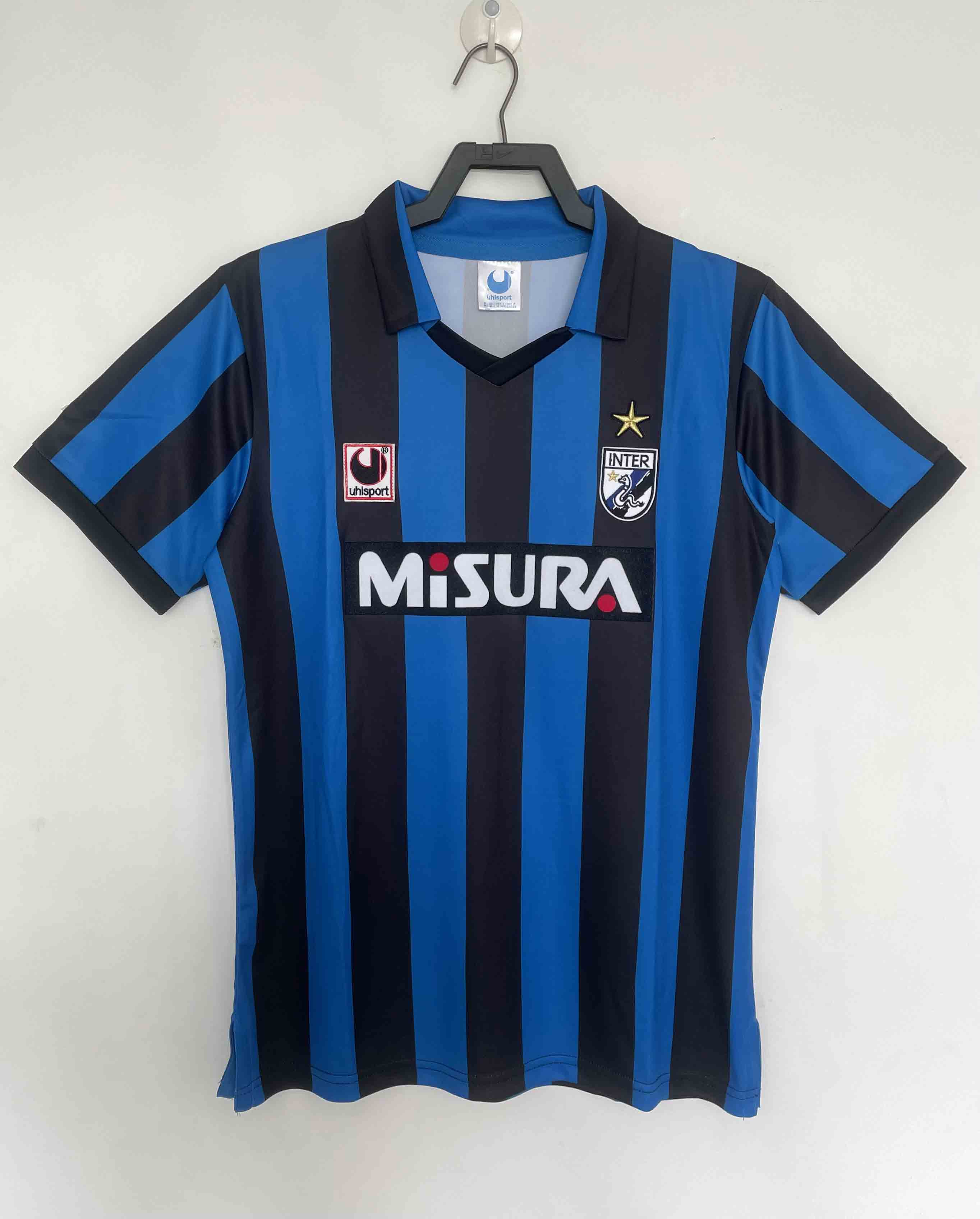 1988/1990 Retro Inter Milan Home Football Shirt 1:1 Thai Qualit