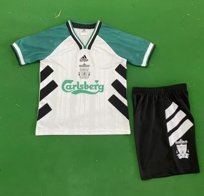 1996 Liverpool Away Football Shirt Kids Size 1:1 Thai Quality