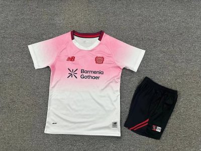 2025/2026 Leverkusen Away Football Shirt Kids Size 1:1 Thai Quality