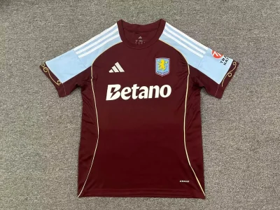 2025/2026 Aston Villa Home Football Shirt 1:1 Thai Quality