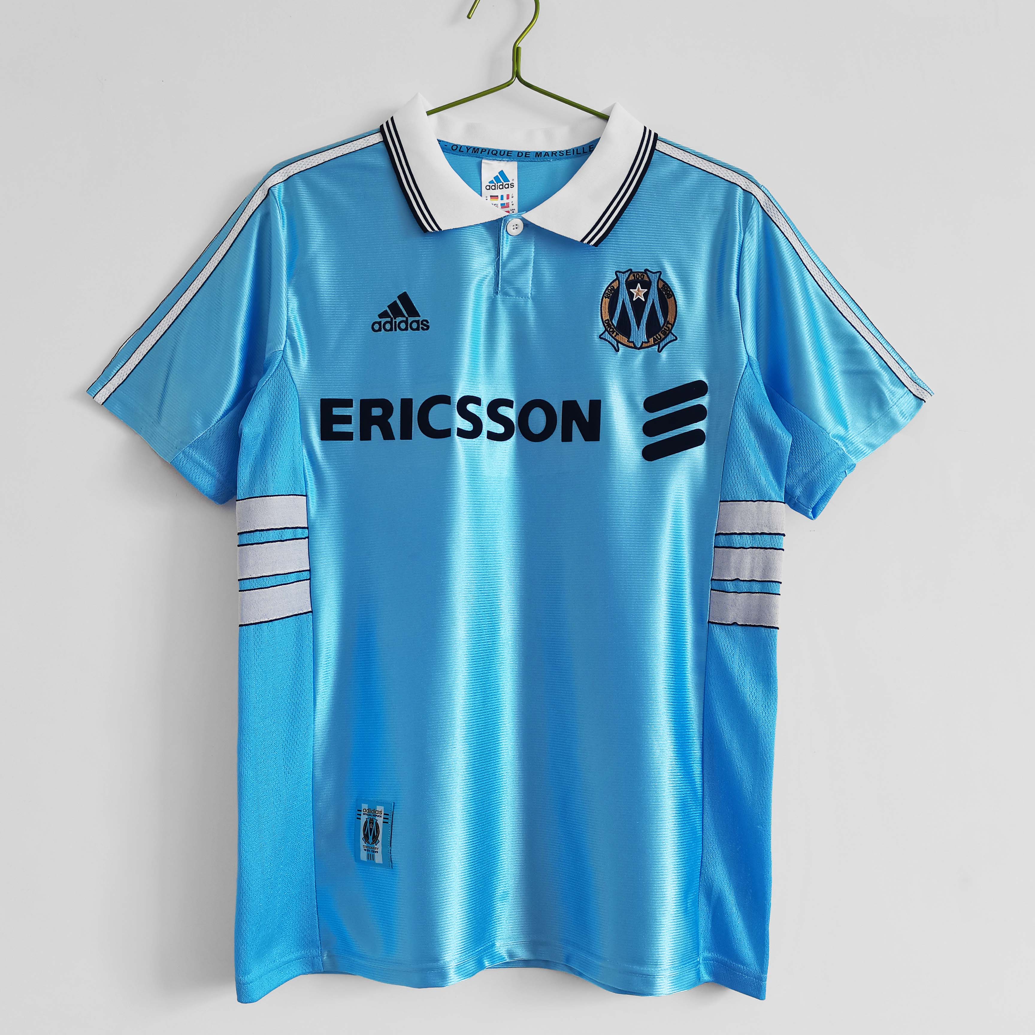 1998/1999 Retro Olympique Marseille Away Football Shirt 1:1 Thai Quality