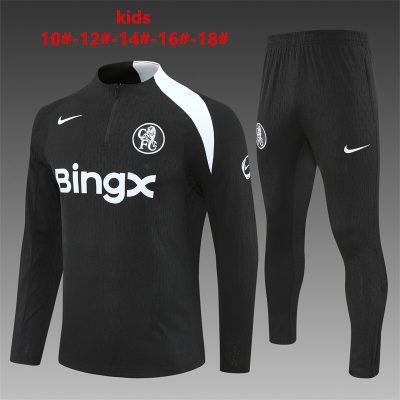 2025/2026 Chelsea Half-Pull Training Suit Football Shirt Kids Size