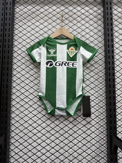 2025/2026 Real Betis Home Football Shirt Baby Size 1:1 Thai Quality