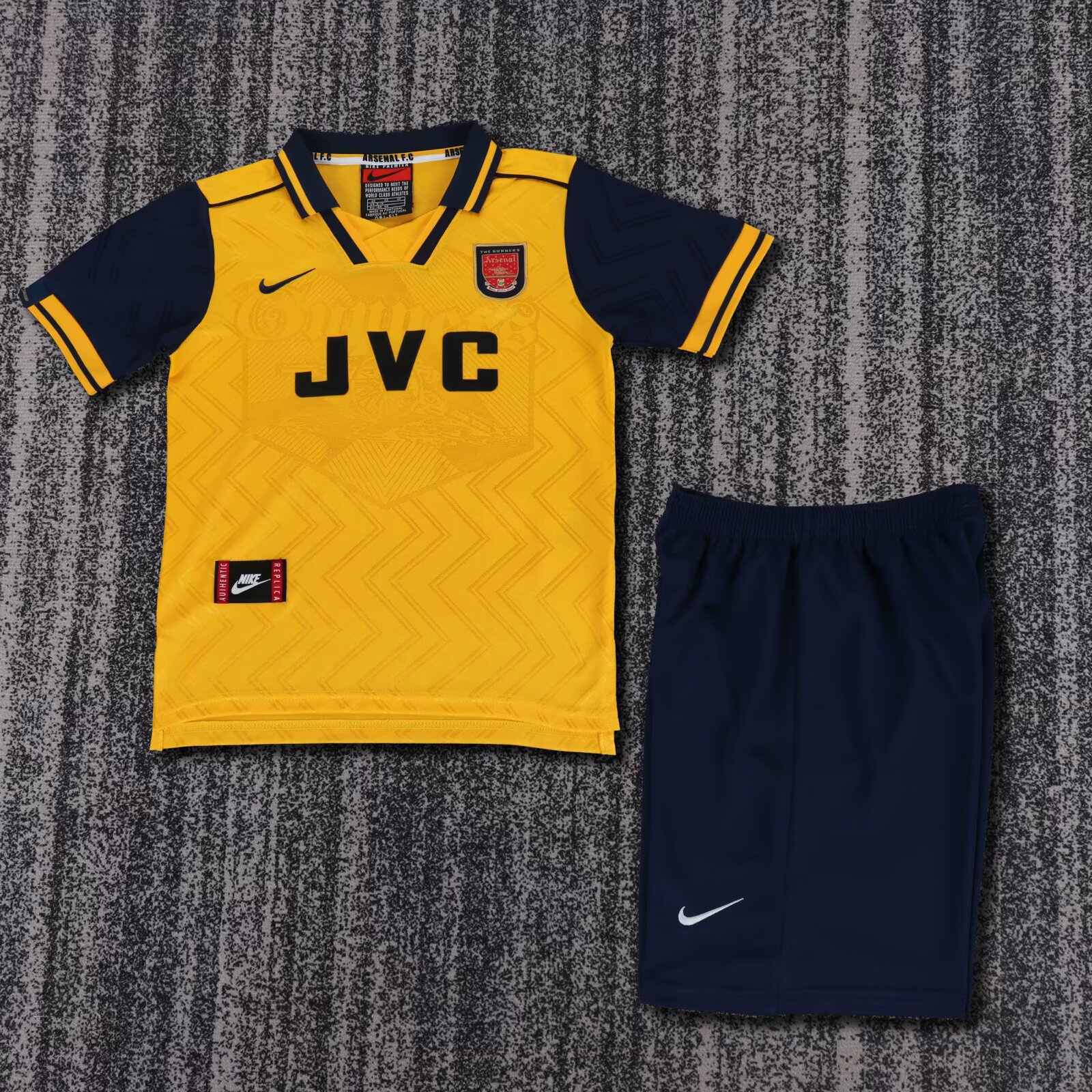 1996/1997 Retro Arsenal Away Football Shirt Kids Size 1:1 Thai Quality