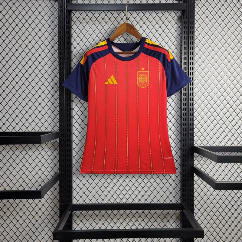 a543a828f2ebf7b4f94b3c073ddaab0a 2026 Women Spain Home Football Shirt 1:1 Thai Quality