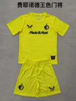 2025/2026 Feyenoord Goalkeeper Football Shirt Kids Size 1:1 Thai Quality