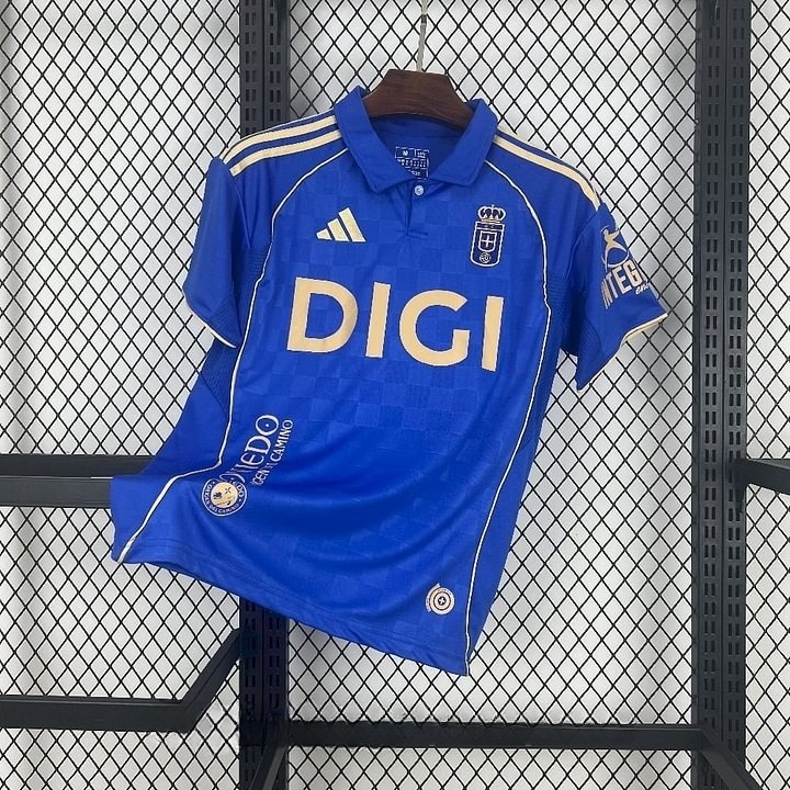 a80a58e2a32f7edfd25264e1a19e75bc 2025/2026 Real Oviedo Vetusta Home Football Shirt 1:1 Thai Quality