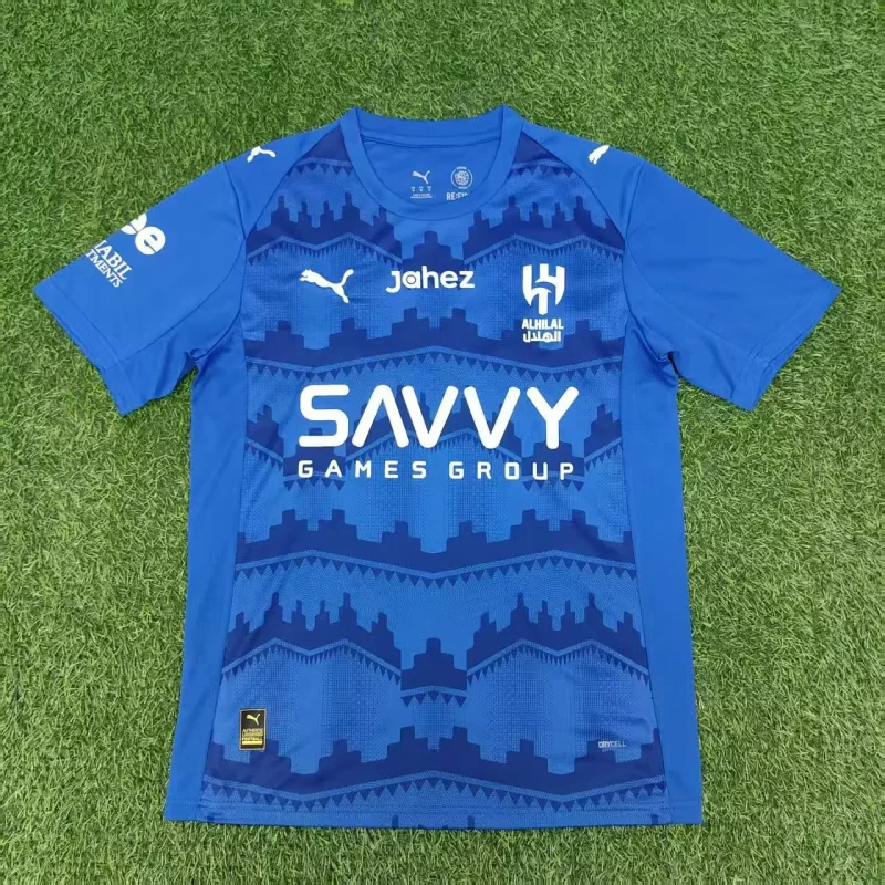 a820fa404eef7c94864b7b77d986251e 2025/2026 Al Hilal Home Football Shirt 1:1 Thai Quality