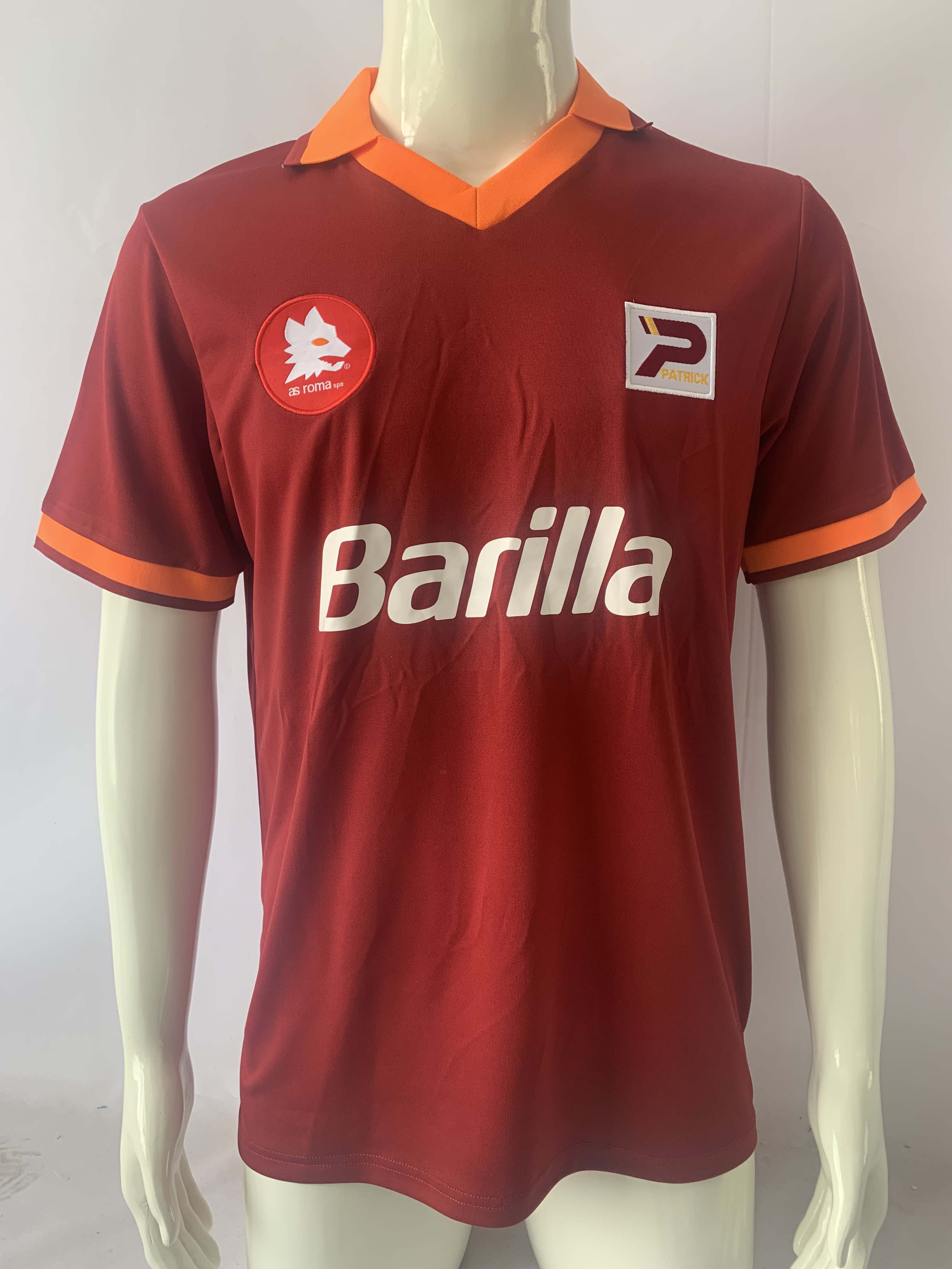 1982/1983 Retro AS Roma Home Football Shirt 1:1 Thai Quality