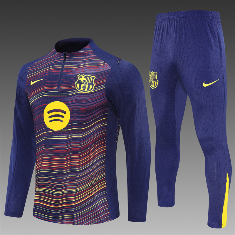a9f94a946b9714f022ff8f4c02f073a2 2025/2026 Barcelona Half-Pull Training Suit Football Shirt 1:1 Thai Quality Set
