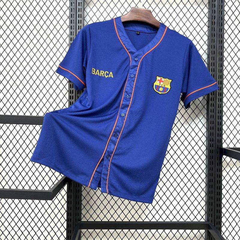 aab869c37eb8839a737dd10c1d061716 2025/2026 Barcelona Baseball Football Shirt 1:1 Thai Quality