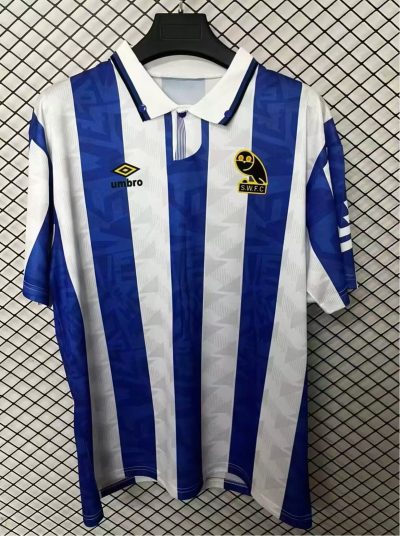 1991 Retro Sheffield Wednesday Home Football Shirt 1:1 Thai Quality