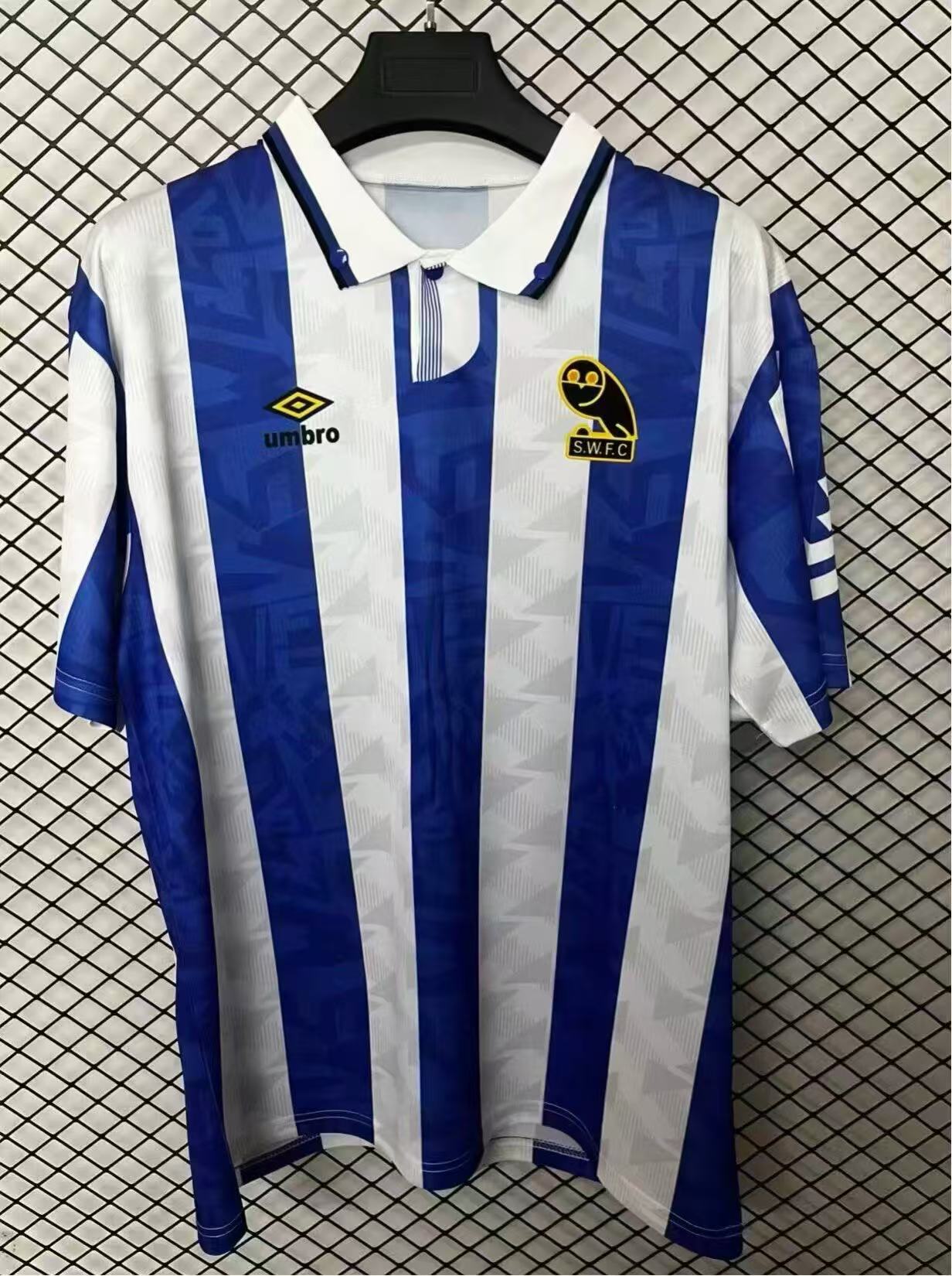 1991 Retro Sheffield Wednesday Home Football Shirt 1:1 Thai Quality