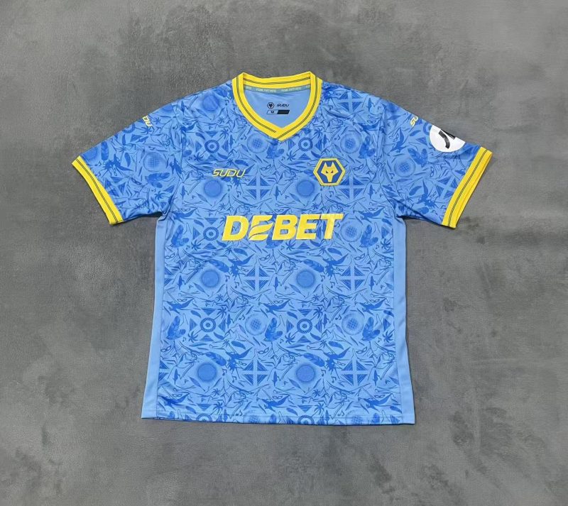 ab40c98001fe94f920b4f3ec371c0129 2025/26 Wolverhampton Wanderers Third Football Shirt 1:1 Thai Quality