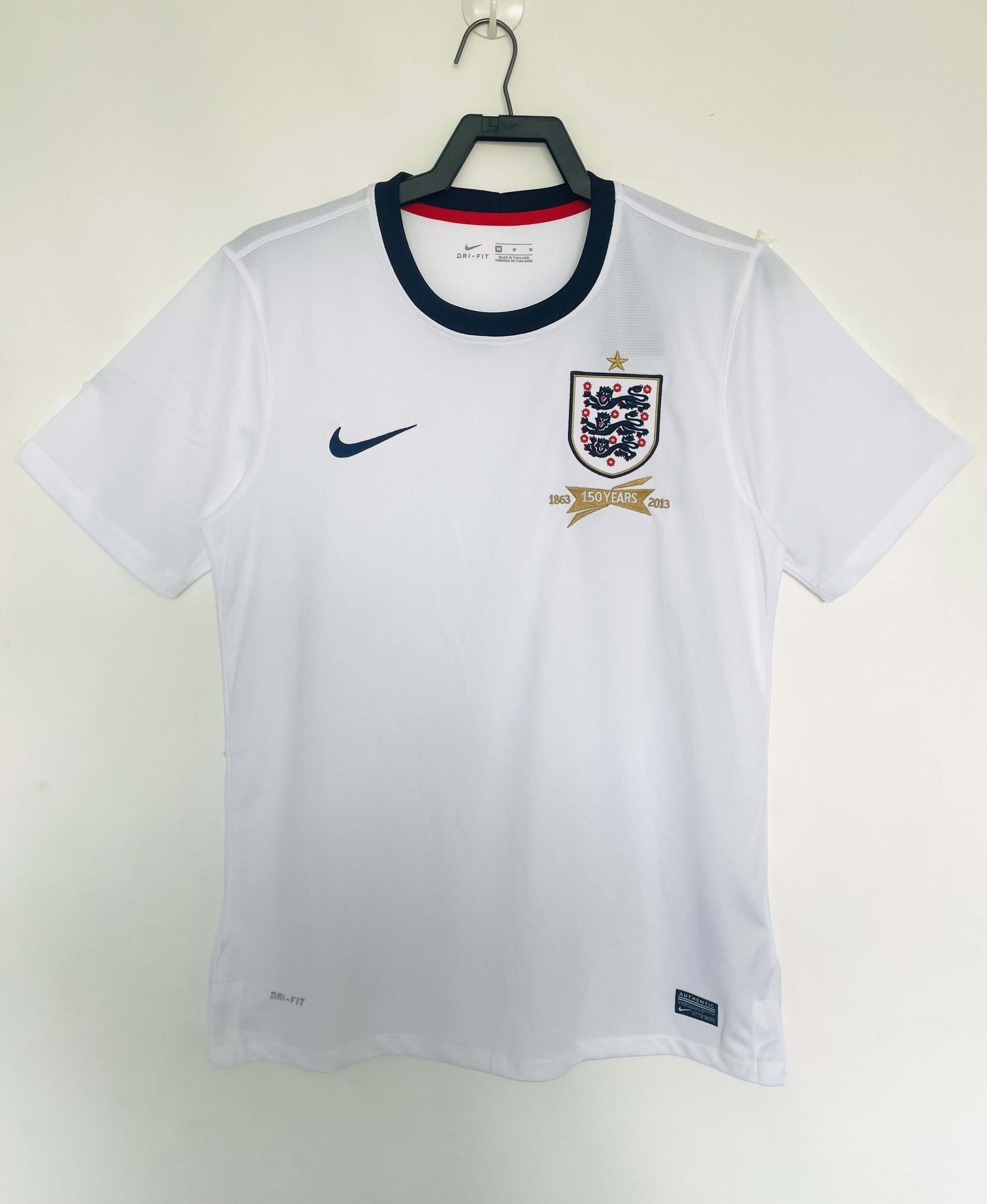 2013 Retro England Home Football Shirt 1:1 Thai Quality