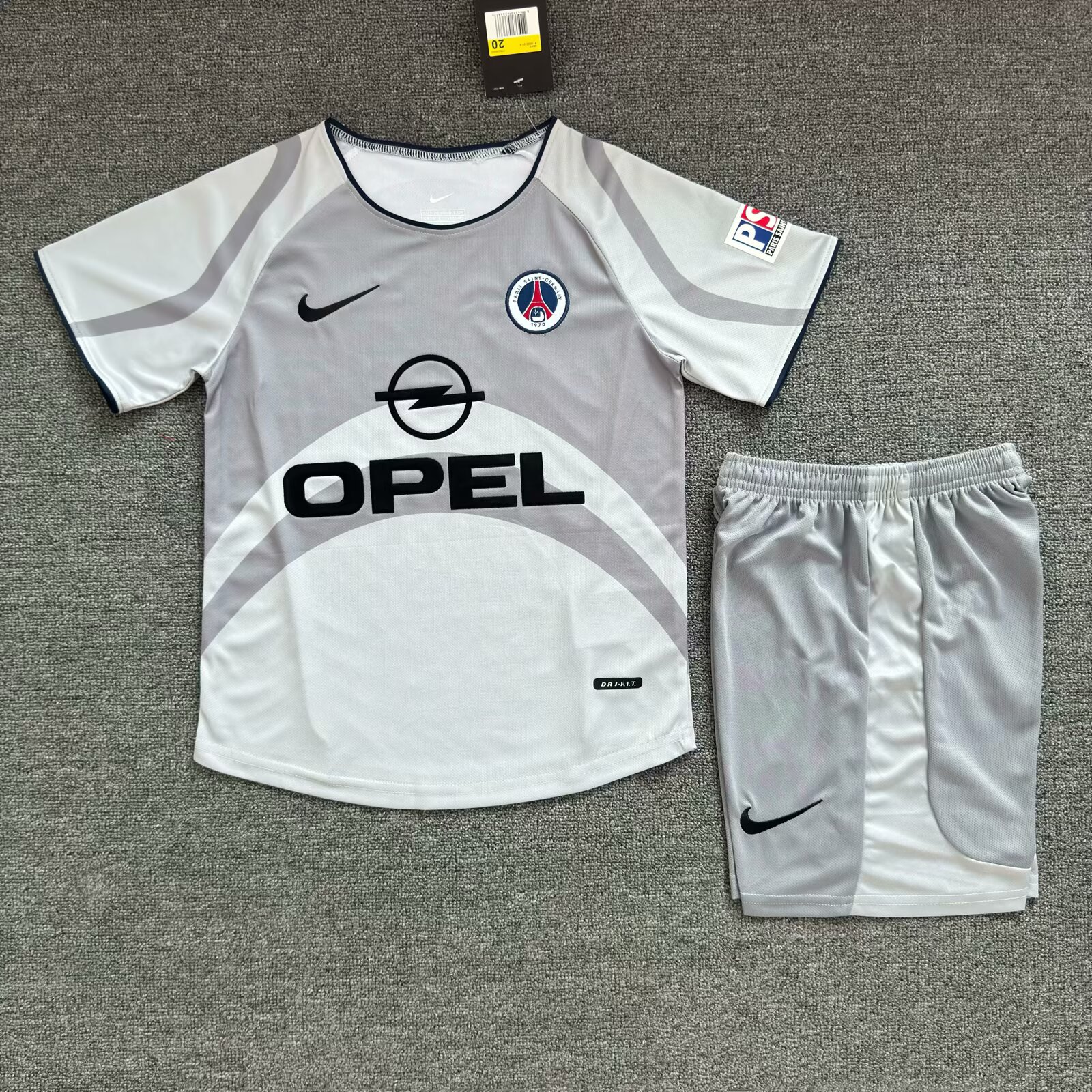 2001/2002 Retro Paris Saint-Germain Away Football Shirt Kids Size 1:1 Thai Quality