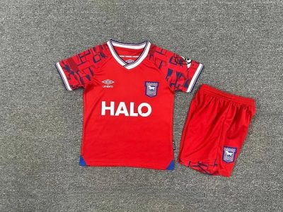 2025/2026 Ipswich Town Home Football Shirt Kids Size 1:1 Thai Quality