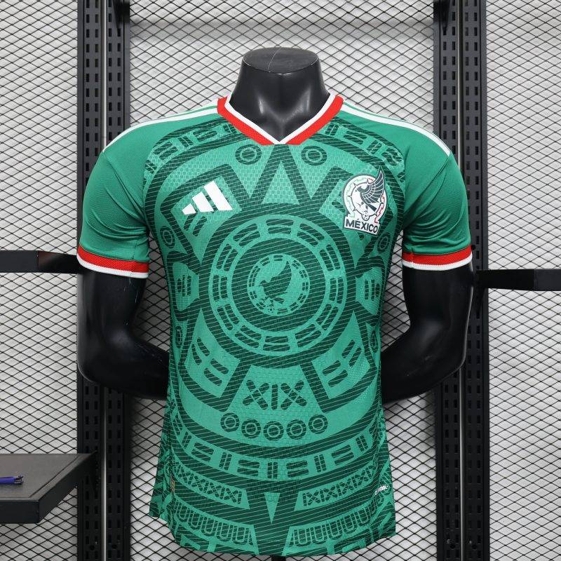 afebe48eb54090cc80a98db725f369c5 2026 Player Version Mexico Home Football Shirt 1:1 Thai Quality