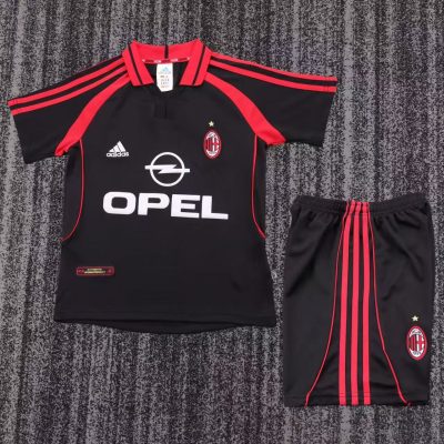 2000/01 AC Milan Third Football Shirt Kids Size 1:1 Thai Quality